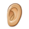 Ear - Medium Light emoji on Samsung